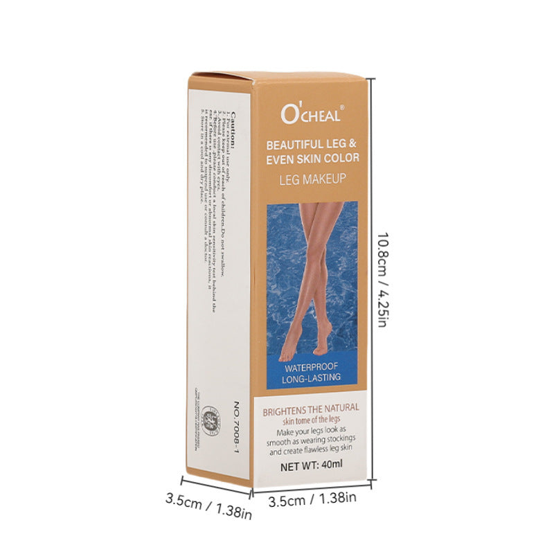 Makeup European and American Concealer Leg Cream Waterproof Even Skin Tone Tanning Cream Stocking Cream Leg Care Moisturizer