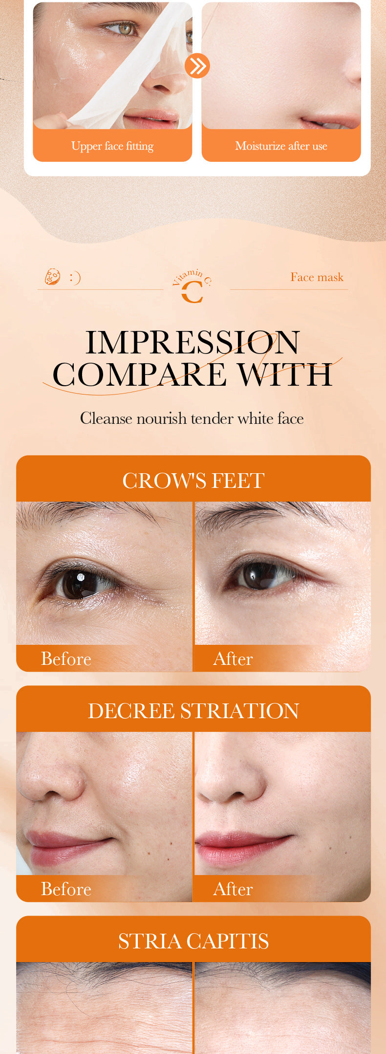 Full English Mask25g BIOAOUA Dimension C Retinol Hydrating Moisturizing Mask Sheet Pack  Wholesale