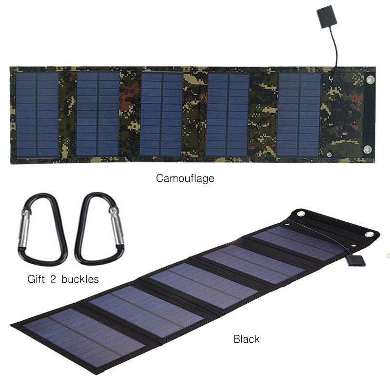 E-commerce 15W 5V USB Output Portable Solar Panel Outdoor Hiking Camping Solar Folding Bag