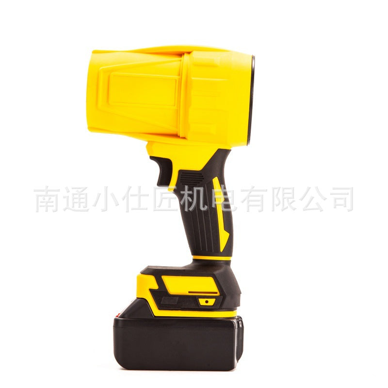 Turbo Brushless High-Power Blower Industrial Dust Removal Lithium Battery Blower Powerful Air Blower Two Batteries One Charger