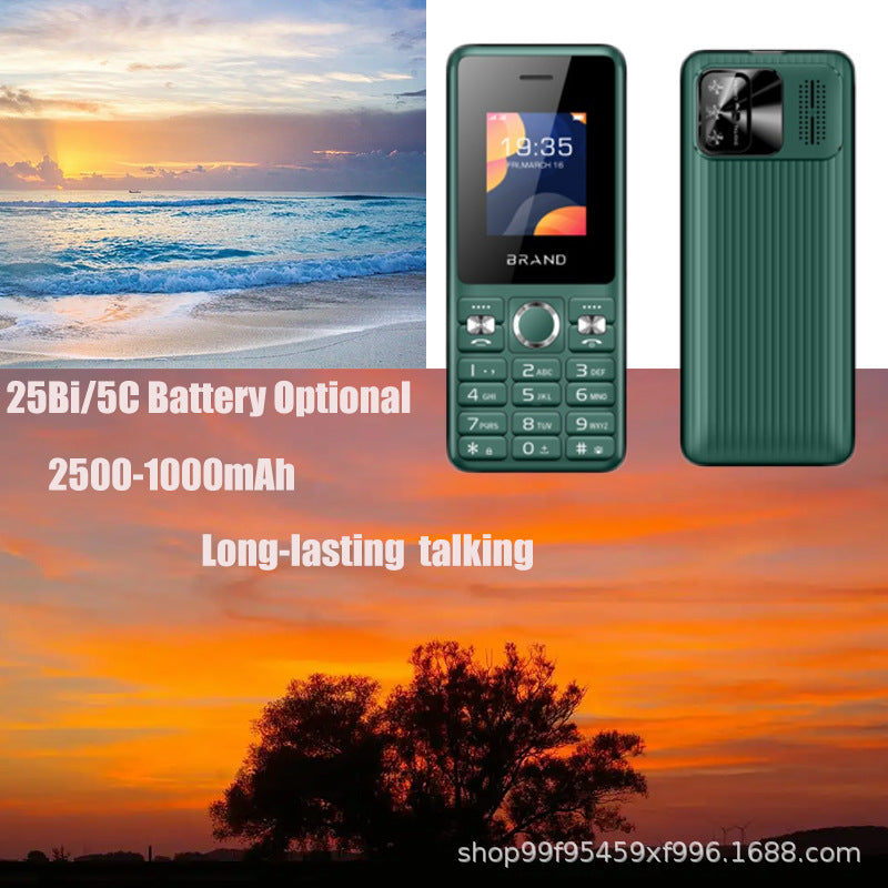 5092 Dual Card GSM 2G Straight board student elderly phone with buttons, camera, and long standby time