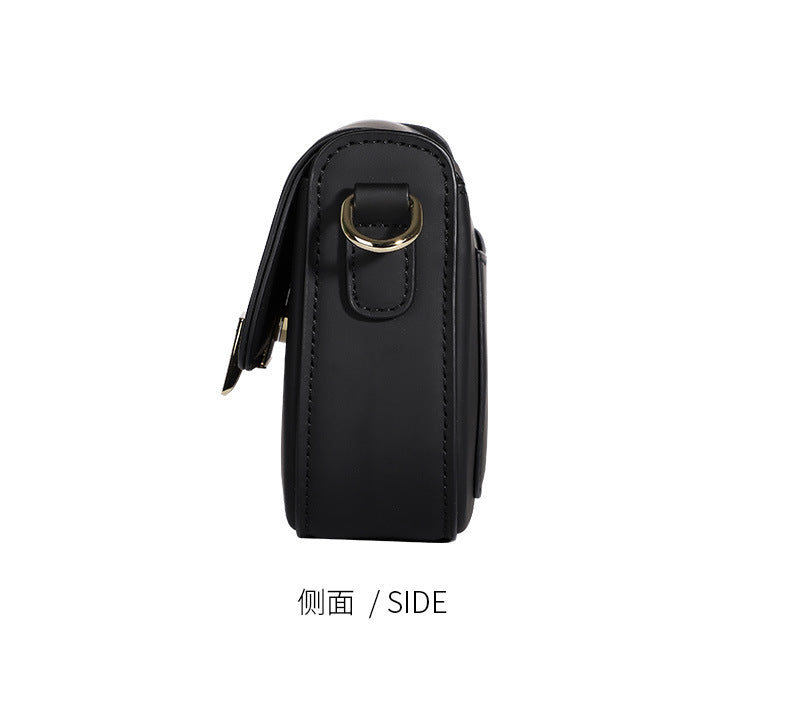New Trendy Fashion Small Square Bag Niche Retro Underarm Bag Personality Stylish High-Quality Simple Crossbody Bag