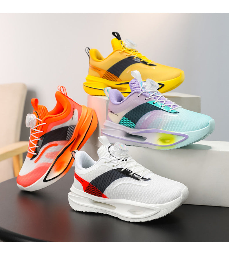 Feiteng5U Children's Shoes Casual Fashion Children's Running Shoes Lightweight Shock Absorbing Boys' Shoes Anti-Slip Wear-Resistant Sports Shoes