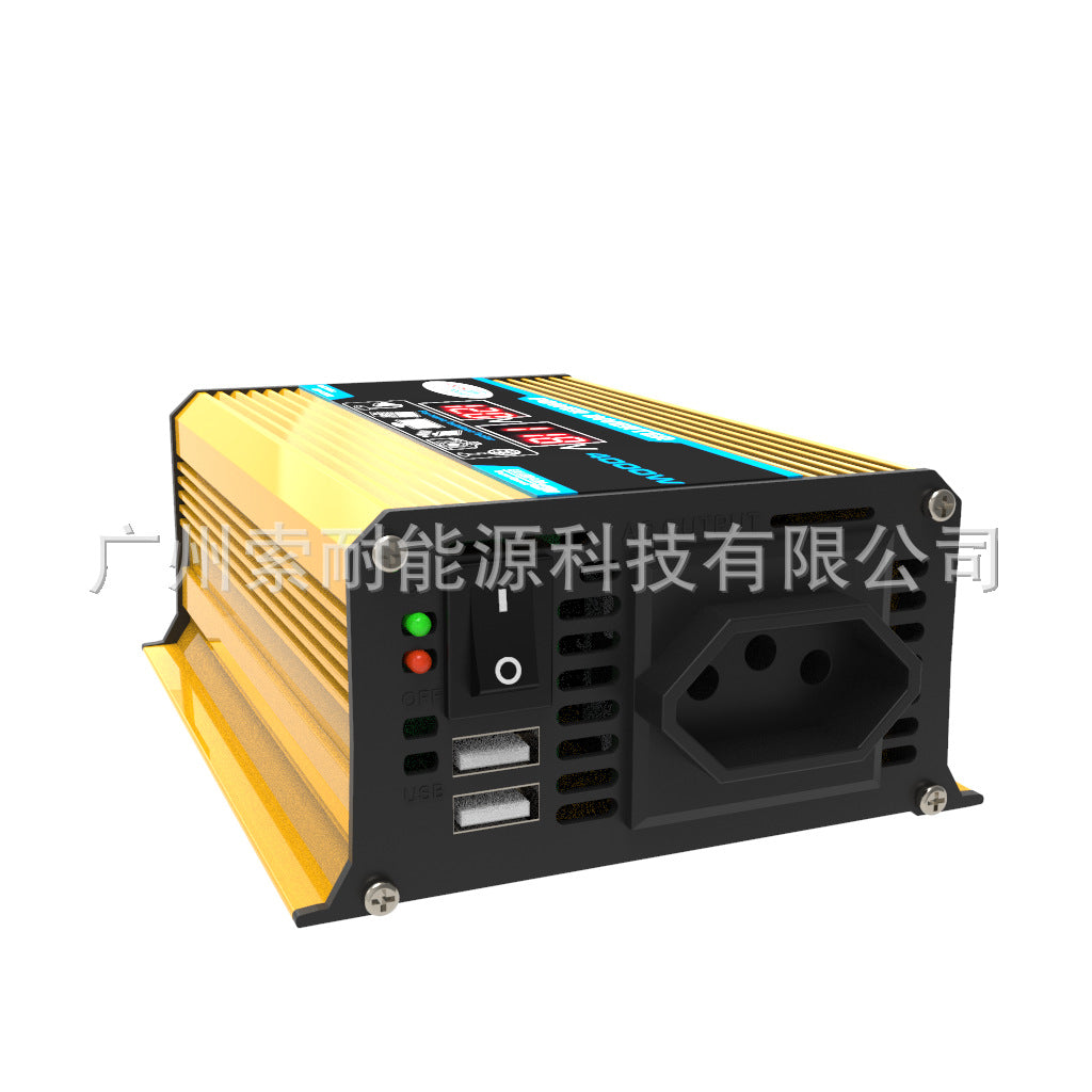 Tang Dynasty Second Generation Car Inverter300W 12V Turn110V 220V Voltage Display Export inverter