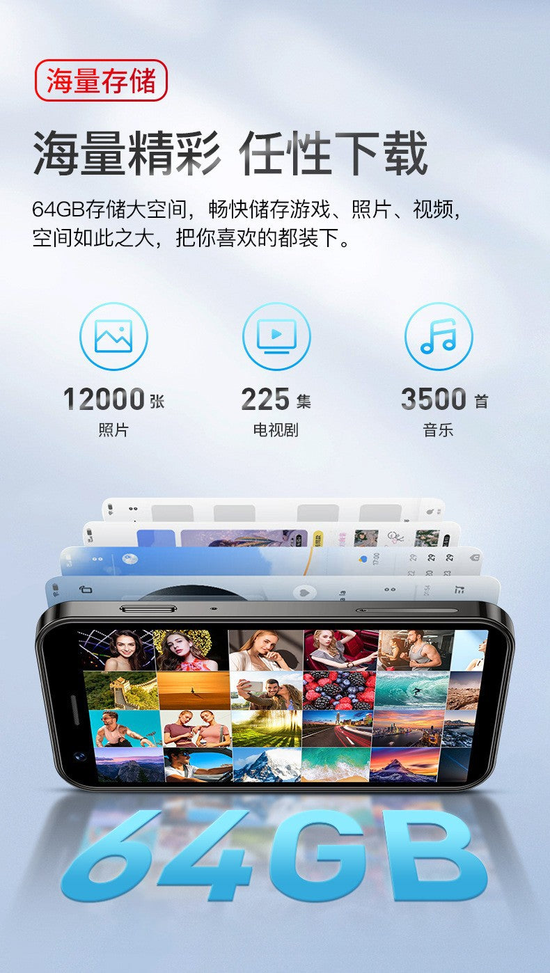 New XS16Mini Smartphone4G All-Network Dual-SIM Dual-Standby mini Android Backup Device