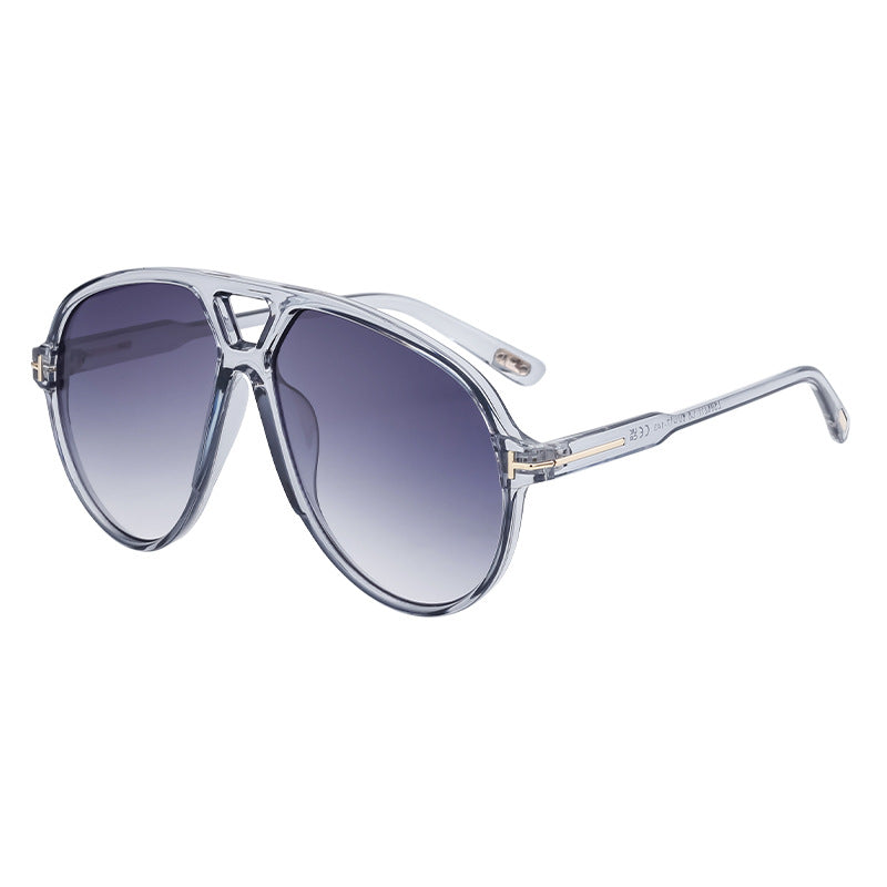European and American Fashion Large Frame Sunglasses Sun Protection Sunglasses Men's Trendy Toad Glasses High-end Glasses sunglasses