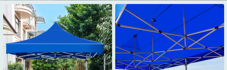 Four-Corner Rainproof Tent Four-Leg Rain Shelter Outdoor Advertising Exhibition Stall Use Sunshade Rain Cover Retractable Folding Canopy