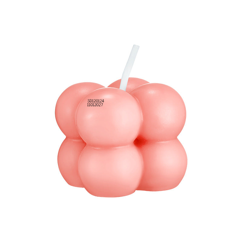 Magic Cube Scented Candle SADOER Celebration Birthday Party Multicolor Birthday Candles Cross-Border Wholesale