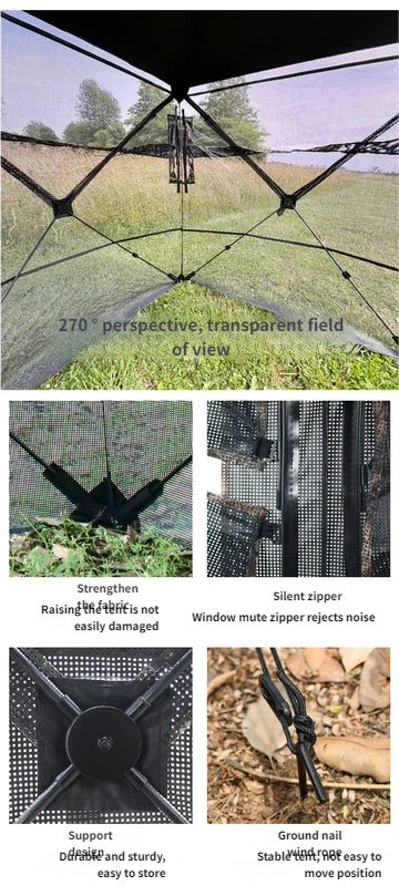 Hot Selling See Through Hunting Deer Turkey Tent Bird Watching Tent hunting blind