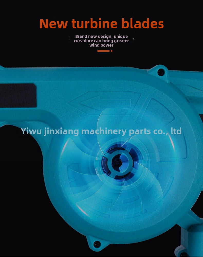 Industrial Hair Dryer Rechargeable Lithium Battery Blower Garden Dust Blower Electric Vehicle Dust Collector Suction Fan