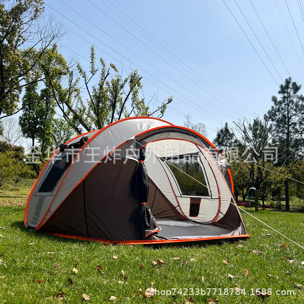 Hot-Selling Fully Automatic Hand-Pull Quick-Open Tent Travel Tent Camping Windproof Rainproof Sunproof Tent