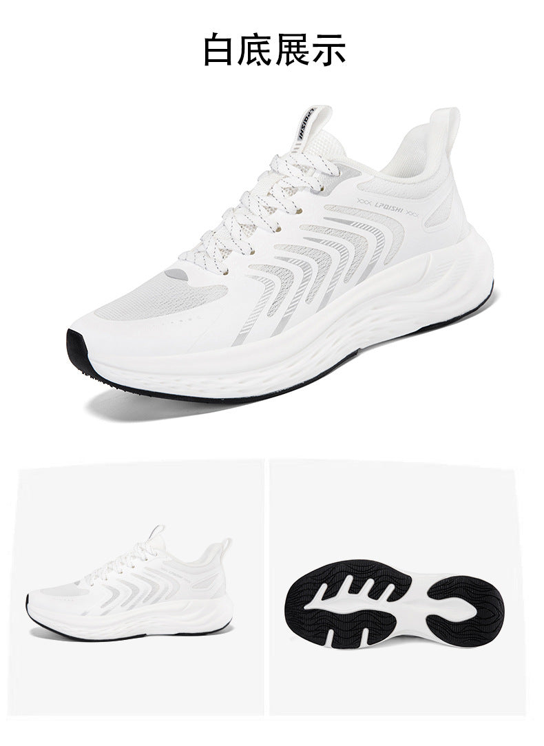 2025New Men's Shoes Lightweight Running Soft Sole Breathable Non-Slip Odor-Resistant Men's Mesh Outdoor Casual Shoes Sports Shoes