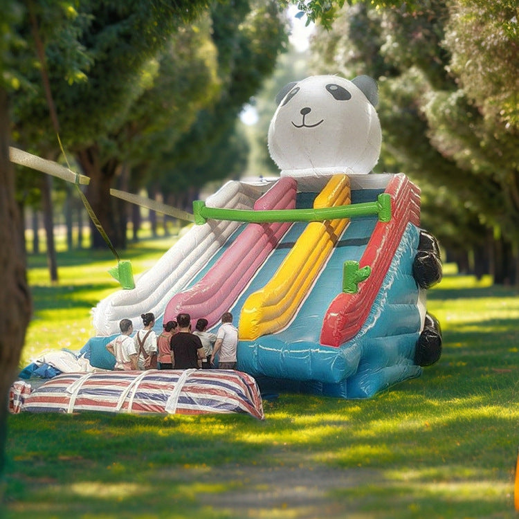 Inflatable Water Park Slide Equipment Manufacturer Elephant Panda Combination Large Frame Swimming Pool Children's Amusement