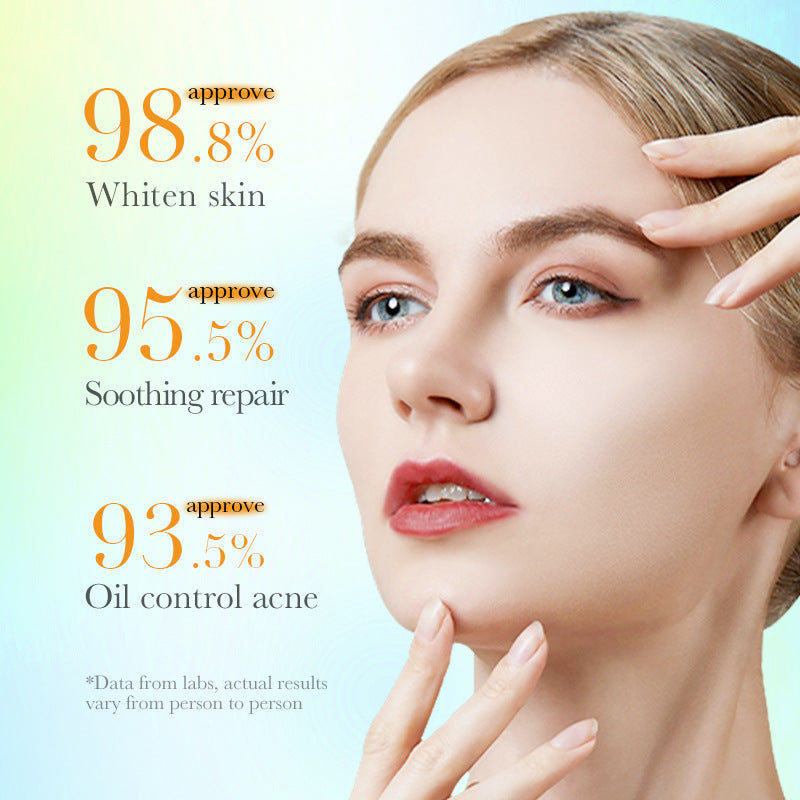 Vitamin C Cotton Sheet SADOER Salicylic Acid Whitening and Rejuvenating Mask Cross-Border Wholesale