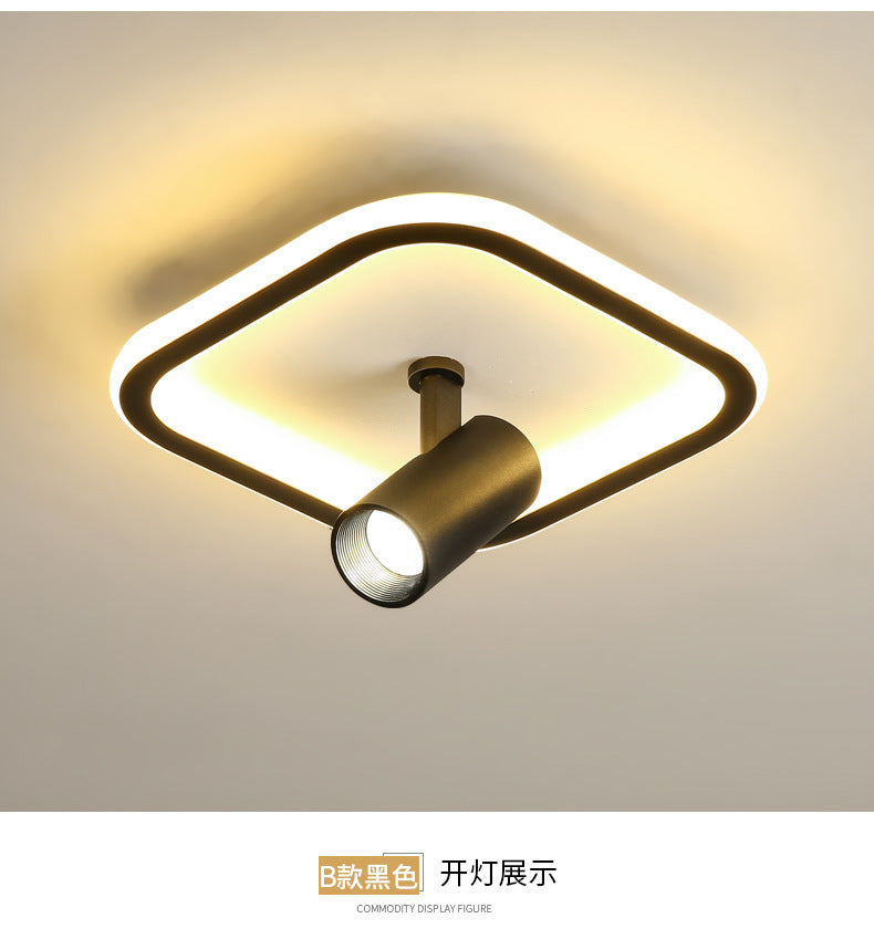 Aisle Light with Spotlight Corridor Light Entryway Staircase Cloakroom Balcony Light Luxury Internet Celebrity Ceiling Light led