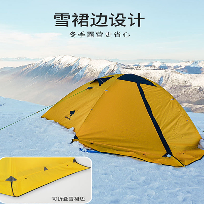 Canopy Tent for Outdoor Camping3-4Windproof and rainproof lightweight double-layer tent for outdoor climbing4-6People