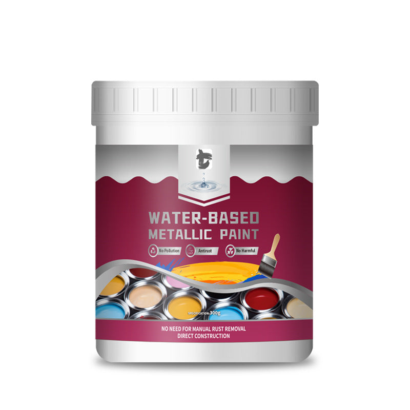 Water-based Metal Paint Anti-rust Paint Rust Conversion Paint Steel Tile Renovation Color Change Paint Multi-color Industrial Paint Rust Fixing Paint