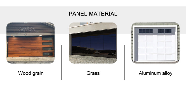 High Quality Automatic Overhead Sectional Hurricane Impact Full Board Insulated Steel Panel Aluminum Garage Doors
