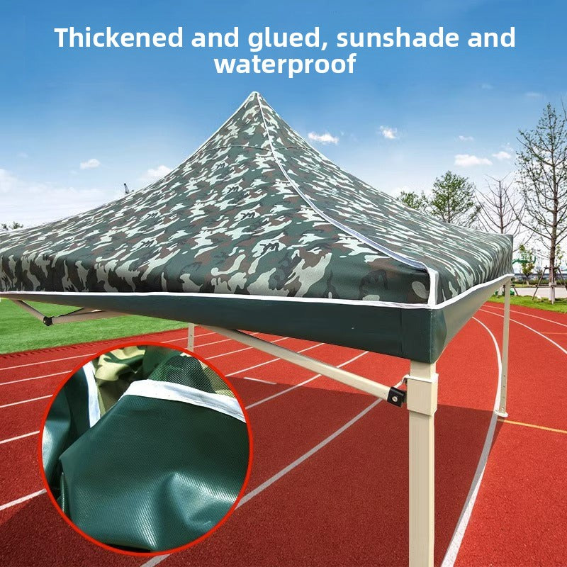 Outdoor Four-Legged Camouflage Tent Four-Corner Rain Shelter Umbrella Foldable Canopy Rain Cover Stall Canopy Rainproof Sunshade