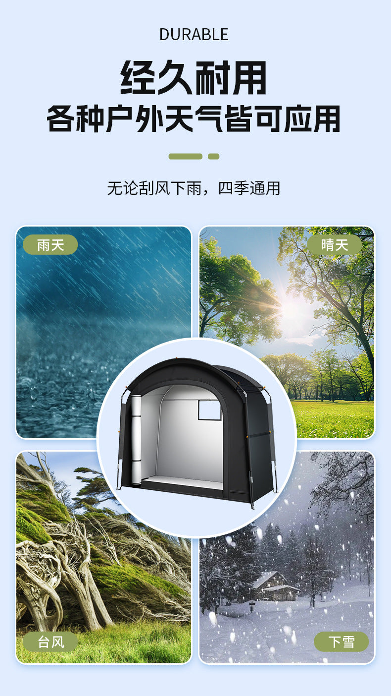 Bicycle Tent Outdoor Portable Waterproof Sunproof Dustproof Enlarged Bicycle Storage Tent