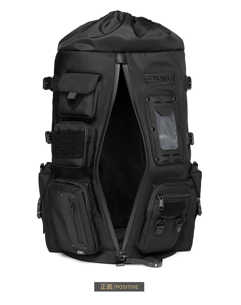 OZUKO Basketball Backpack Men's Large Capacity Waterproof Backpack Sports Bag Multifunctional Outdoor Trendy Brand Backpack