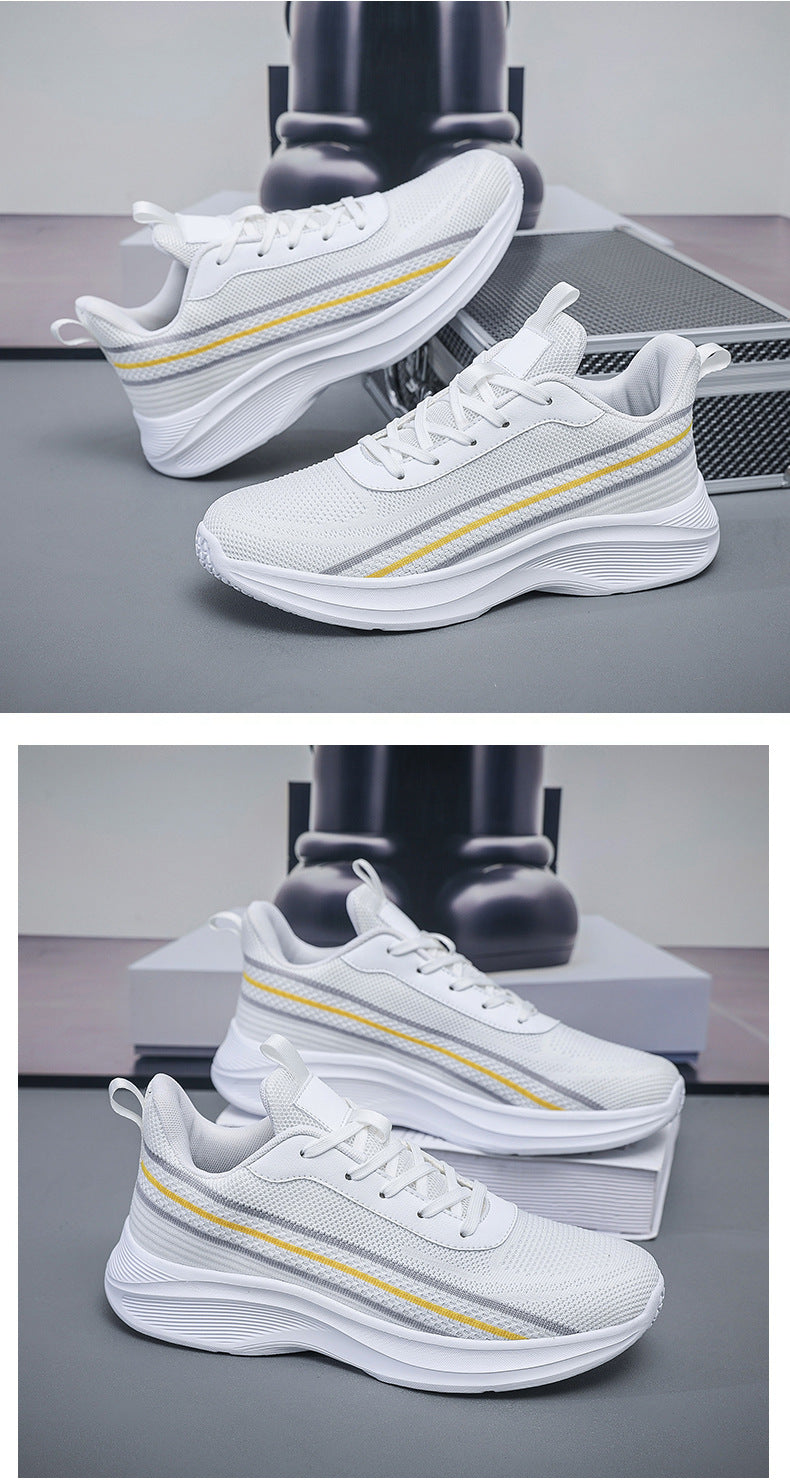 2025Spring and Autumn New Style Foreign Trade Casual Fashion Men's Shoes Breathable Trendy Versatile Comfortable Sports Running Shoes