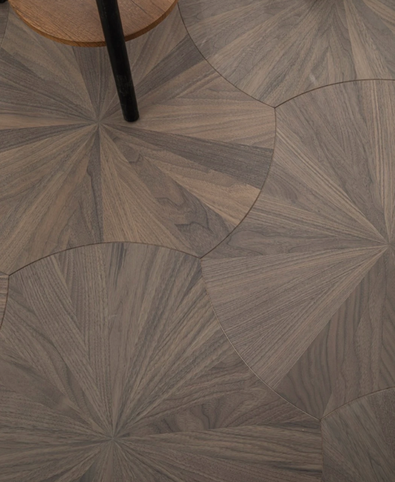 Custom 15mm Solid Wood Oak Lotus Pattern Waterproof Anti-Slip Decorative Laminate Flooring | Premium Engineered Exterior