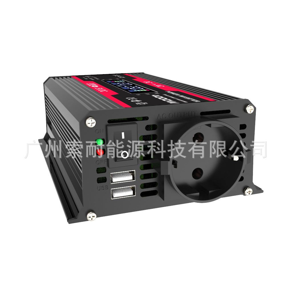 Vehicle Inverter300W 12V Turn110V220V Smart Digital Display Screen car power inverter
