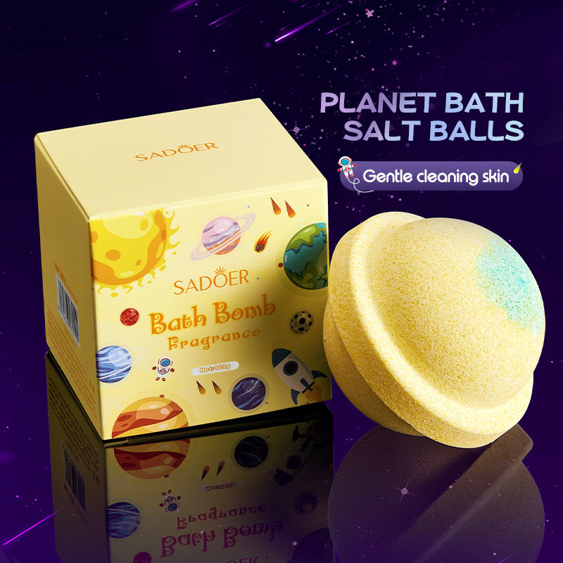 Full English Planet Bath Salt Ball120g SADOER Clean Fragrance Bath Ball  Wholesale