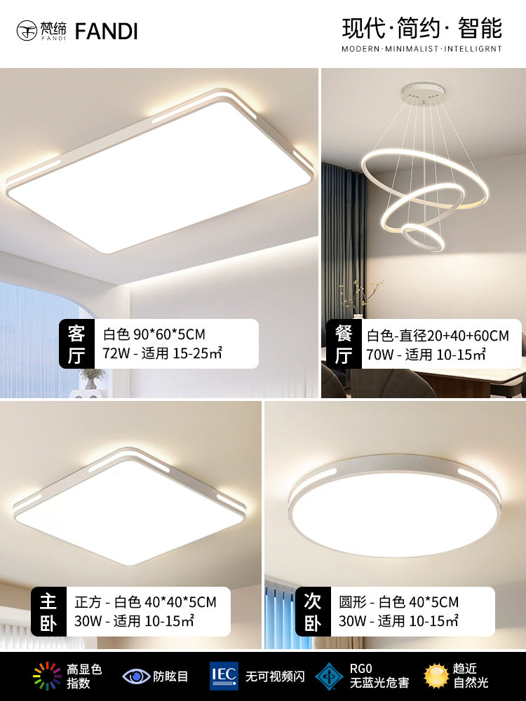 New led Living Room Ceiling Light Nordic Round Bedroom Light Simple Study Room Light Dining Room Balcony Lighting Fixture