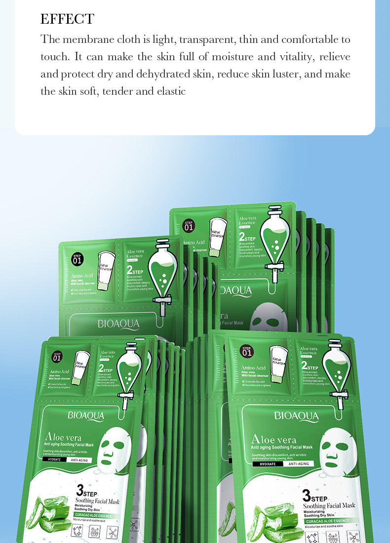 Full English Trilogy Face Mask BIOAOUA Cleansing Facial Cleanser Hydrating Essence  Wholesale