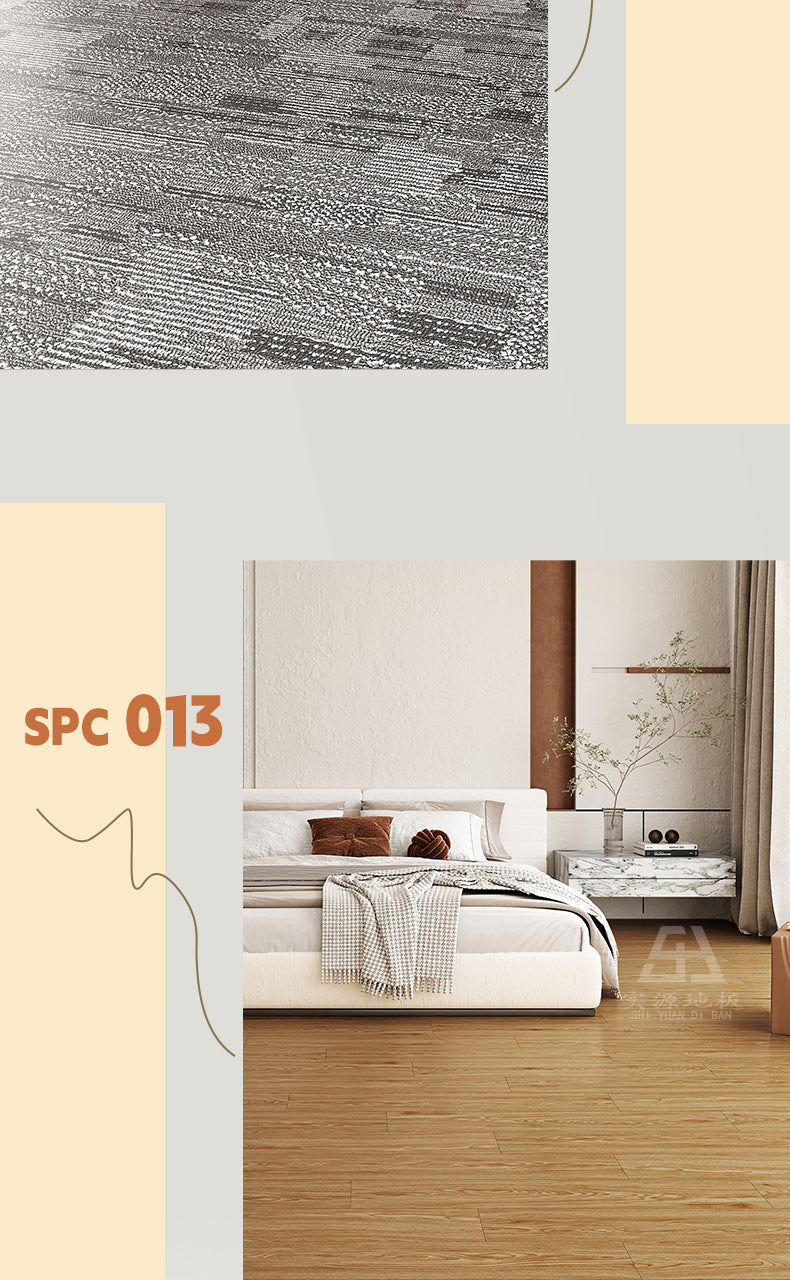 Anti-Slip Waterproof Fireproof Locking Eco-Friendly Flooring Commercial Project spc Stone Plastic Locking Type PVC Stone Crystal Flooring