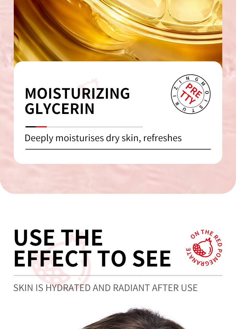 Red Pomegranate Skincare Set SADOER Hydrating Moisturizing Cleansing Nourishing  Wholesale