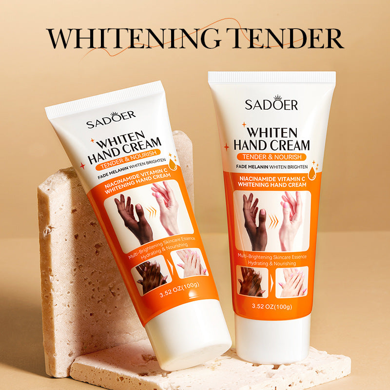 Full English Whitening Hand Cream100gSADOER Hydrating and Moisturizing Anti-Cracking Autumn and Winter Hand Cream  Wholesale