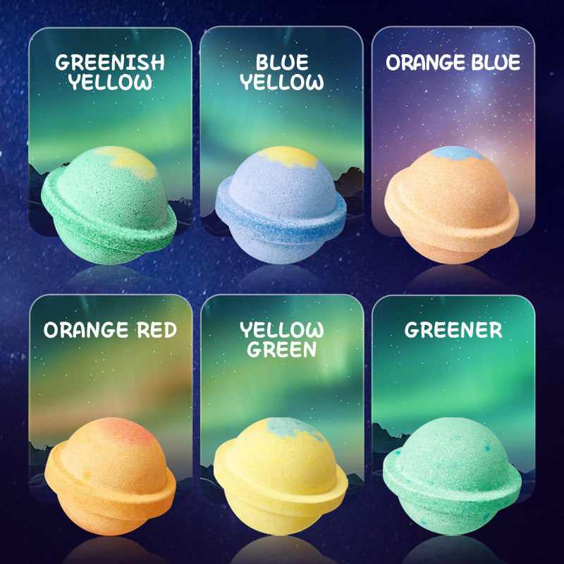Full English Planet Bath Salt Ball120g SADOER Clean Fragrance Bath Ball  Wholesale