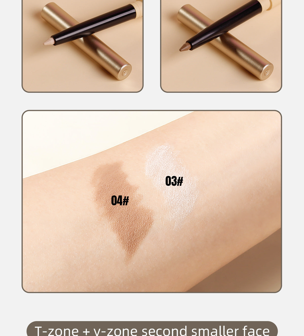 Fine Concealer Pen for Under-eye Dark Circles, Acne Marks, and Shadow Contouring Stick