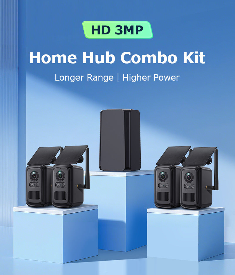 Solar Energy WiFi Relay Monitoring Set Outdoor Camera Full Color Night Vision Remote Mobile Phone Monitoring Special