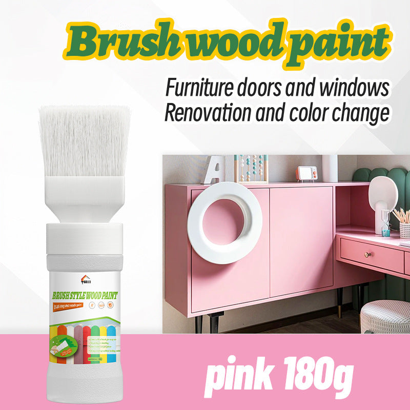 Wooden Brush Paint Solid Wood Cabinet Table Chair Water-Based Coating Door Window Furniture Renovation Color Change Latex Paint Oil Paint