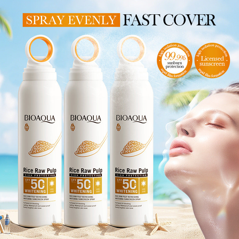 Cross-border Sunscreen Spray Product SPF50+ Anti-UV Sunscreen Export Manufacturer Wholesale