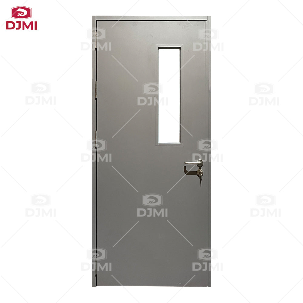 Simple Design CE BS Listed Project School Hospital Use Galvanized Steel Fire Rate Steel Door