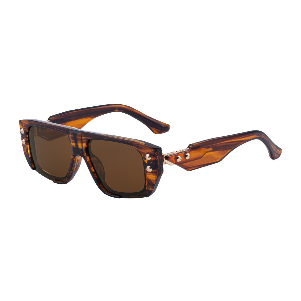 2025New Fashion Square Frame Sunglasses for Men, High-End Personality Outdoor Trend Driving Sun Protection Sunglasses for Men