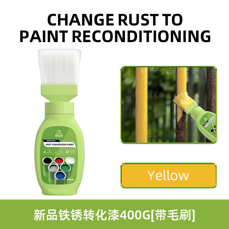Water-based Anti-rust Paint Metal Paint Rust-free Rust Conversion Paint Color Steel Tile Renovation Rust Fixing Agent Multi-color Industrial Paint