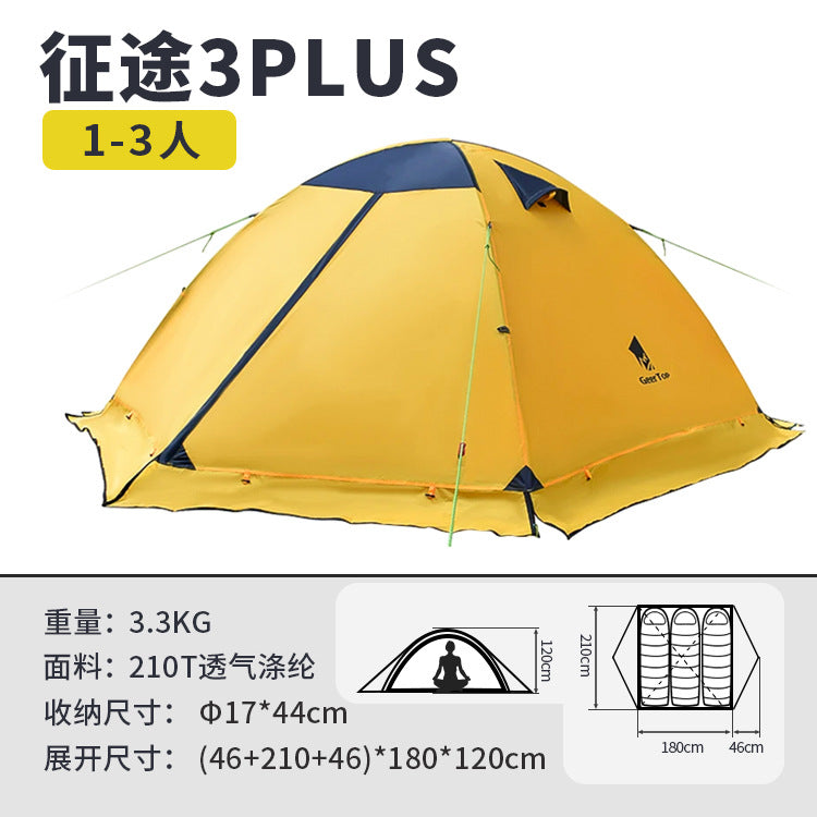 Dropshipping Tents3-4Windproof and Rainproof Portable Lightweight Ultralight Tent for Outdoor Camping