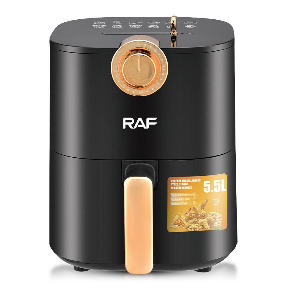 RAF European Standard Household Oil-Free Air Fryer Multifunctional Smart Oven French Fries Electric Fryer R.5218