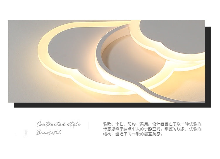 Cloud Lamp Kindergarten Boys Girls Children's Room Lamp Modern Minimalist Iron Art Bedroom Lamp Ceiling Lamp led Lamp