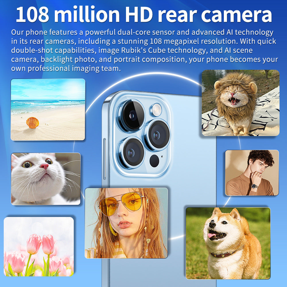 In-stock Mobile Phones i15 ProMax Android Phone16+1TB Smartphone Source Factory(Popular)