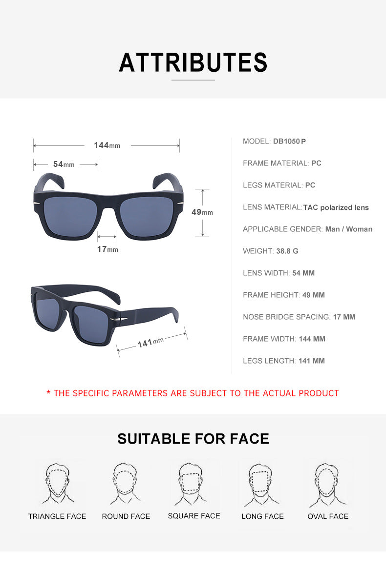 Polarized Sunglasses for Men Fishing European and American Style Outdoor Sun Protection Sunglasses Full Frame Sports Glasses sunglasses