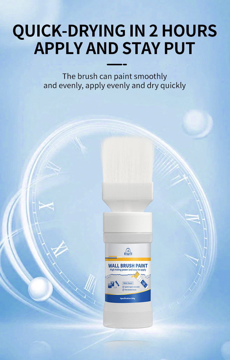 Interior Wall Paint White Wall Brush Paint Water-Based Odorless Latex Paint Wall Renovation Household Paint Wall Repair