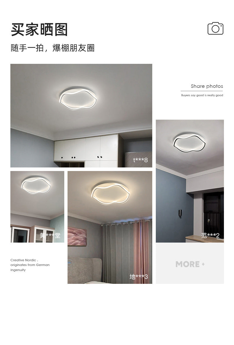 Lamps led Ceiling Lamp Creative Warm Romantic scandinavian Room Lamp Minimalist Modern Creative Master Bedroom Lighting