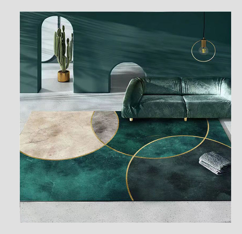 Carpet for Living Room, Stain-Resistant and Easy to Clean, Sofa and Coffee Table Rug, Wear-Resistant and Non-Slip, Home Bedroom Bedside Warm Blanket